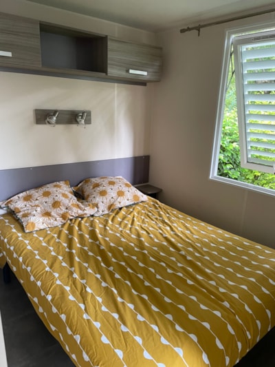 Mobile home Premium 2 bedrooms 27-32m² + Half-covered terrace + TV