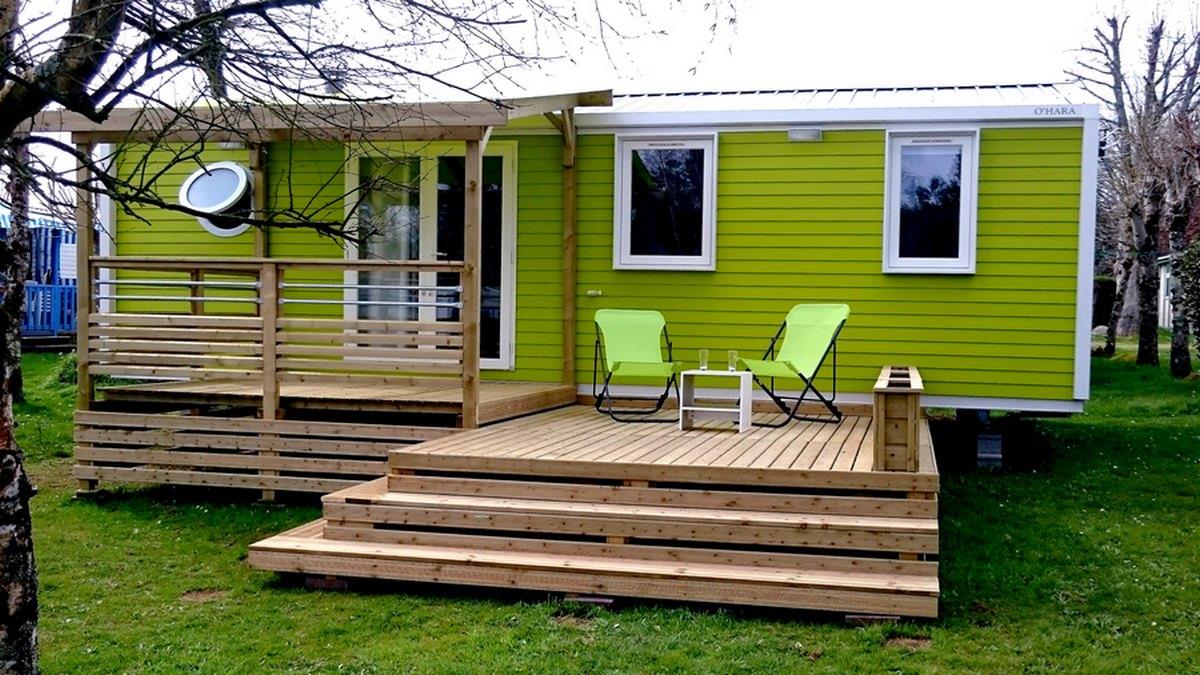 Mobil-Home Atena Premium 32M² (3 Camere) + Terrasse Couverte 16M² (Sabato) Mobil-Home Atena Premium 32M² (3 Camere) + Terrasse Couverte 16M² (Sabato)