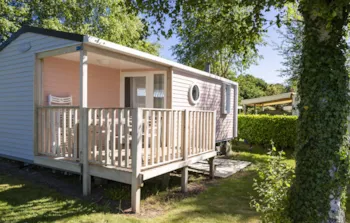 Mietunterkunft - Standcaravan Standard 26M² - 2 Schlafzimmer - Halbüberdachte Terrasse - Tv - Flower Camping Le Kerleyou 