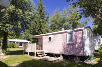 Mietunterkunft - Mobil-Home Standard 39M² - 3 Schlafzimmer - Terrasse - Tv - Flower Camping Le Kerleyou 