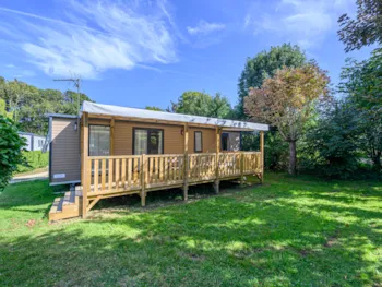 Mietunterkunft - Mobilheim Premium 40M² - 3 Schlafzimmer - Terrasse - Tv + Bettwäsche + Handtücher - Flower Camping Le Kerleyou 