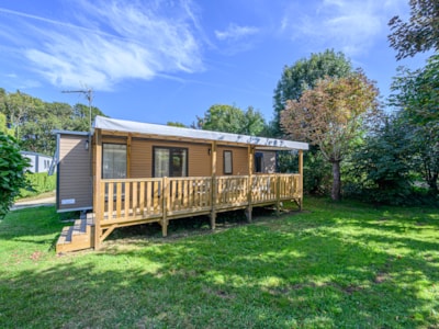 Mobile home Premium 40m² - 3 bedrooms - covered terrace - TV + sheets + towels — 1