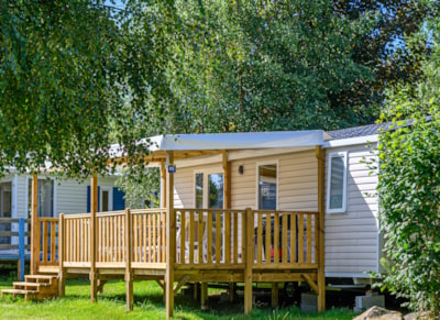 Mobile home Premium 28m² - 2 bedrooms - covered terrace - TV + sheets + towels — 1