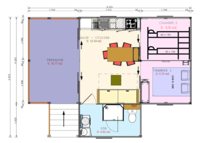 Cosyflower Premium 38 m² - 2 bedrooms - TV + Sheets + Towels — 7