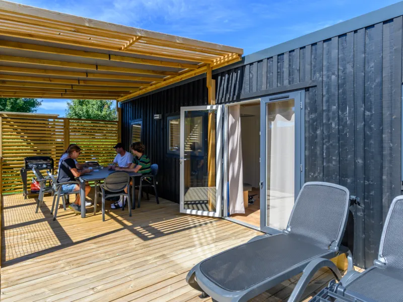 Homeflower Premium 35M² - 3 Chambres + Terrasse Couverte 21M² + Clim + Tv + Draps + Serviettes