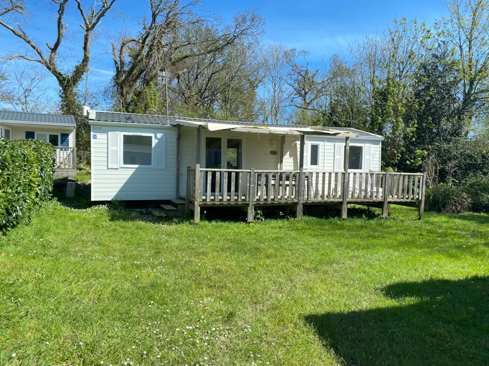Mietunterkunft - Confort Mobile Home 40M² - 4 Schlafzimmer  - Tv - Geschirrspülmaschine - Flower Camping Le Kerleyou 