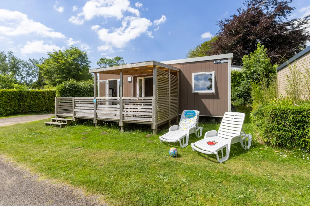 Mietunterkunft - Mobilheim Komfort 2 Schlafzimmer - Camping Paradis Domaine de Bel Air