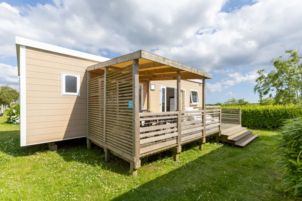 Mietunterkunft - Mobilheim Premium 3 Schlafzimmer 2 Badezimmer - Camping Paradis Domaine de Bel Air