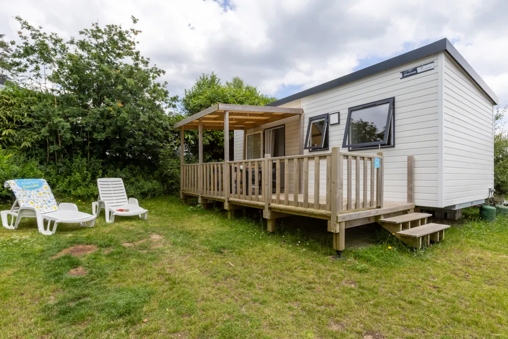 Mietunterkunft - Mobilheim Komfort 2 Schlafzimmer - Camping Paradis Domaine de Bel Air