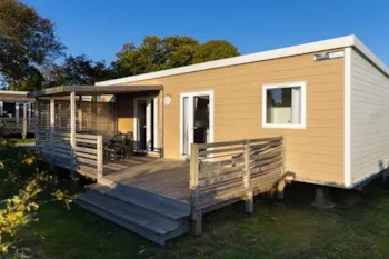 Location - Mobil-Home Premium 3 Chambres 2 Salles De Bains - Camping Paradis Domaine de Bel Air