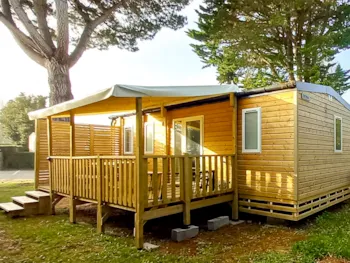 Mietunterkunft - Cottage Prestige 3 Zimmer - Camping Emeraude - Sea Green by Sunêlia