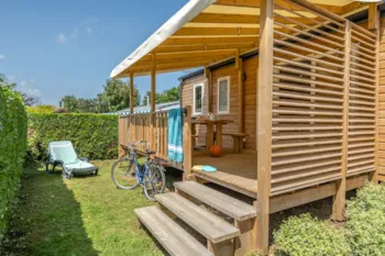 Mietunterkunft - Cottage Prestige 3 Zimmer - Camping Emeraude - Sea Green by Sunêlia