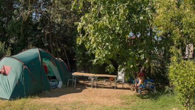 Pitch for tent, camper van or caravan