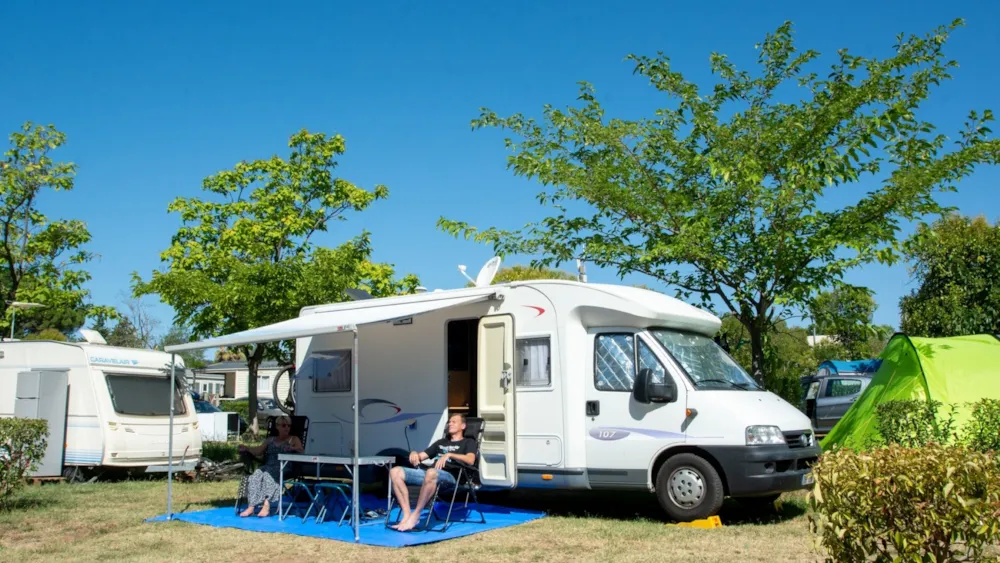 Standplaats voor tent, camper of caravan