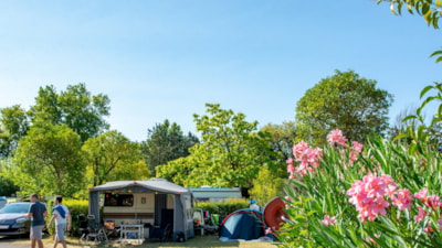 Pitch for tent, camper van or caravan