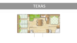 TEXAS  Loisir with air-conditioning