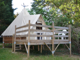Accommodation - Tipi - Ludo Camping