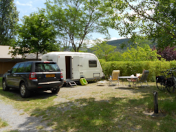 Emplacement - Emplacement Confort Large Tente/Van/Caravane/Camping-Car (Avec Électricité) - Ludo Camping