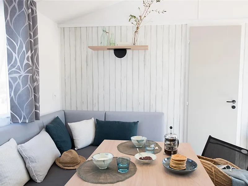 Accommodation - Res Cottage Prestige 2 Bedrooms - Camping ERREKA - Sea Green by Sunêlia