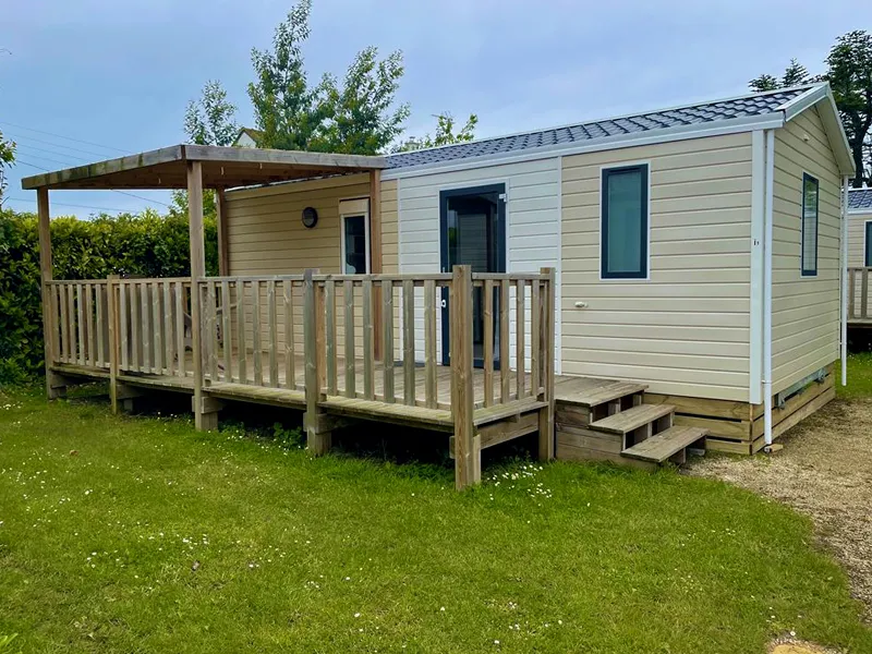 Accommodation - Cottage Prestige 2 Bedrooms - Camping ERREKA - Sea Green by Sunêlia