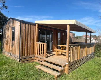 Accommodation - Sunêlia Luxe  2 Bedrooms, 1 Bathroom, Jacuzzi - Camping ERREKA - Sea Green by Sunêlia