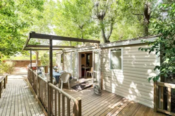 Mietunterkunft - Cottage 2 Schlafzimmer **** Behindertengerecht - Camping Sandaya La Barque