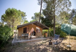 Huuraccommodatie(s) - Toile&Bois Tent Sweet + - Huttopia Fontvieille