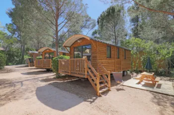 Location - Roulotte - Huttopia Fontvieille