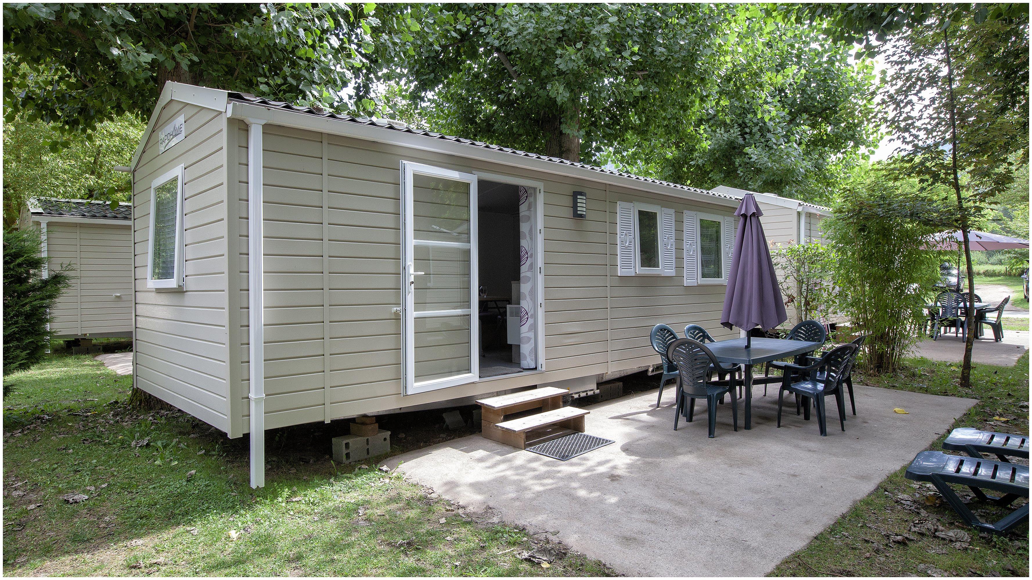 Accommodation - Mobil Home Lodge (Année 2015) - 23M² - Samedi - Camping Saint-Pal