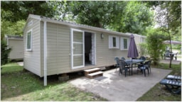 Huuraccommodatie(s) - Mobil Home Lodge - 23M² - Dimanche 4/5 Pers. - Camping Saint-Pal