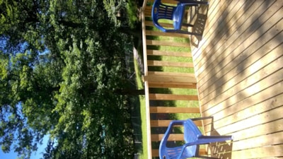 Hut on stilts - terrace