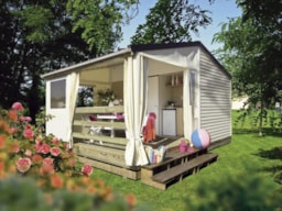 Huuraccommodatie(s) - Mobi-Toile Tit'home 21M² (2 Slaapkamers) (Zonder Sanitairgebouw) - Camping Le Parc de Vaux