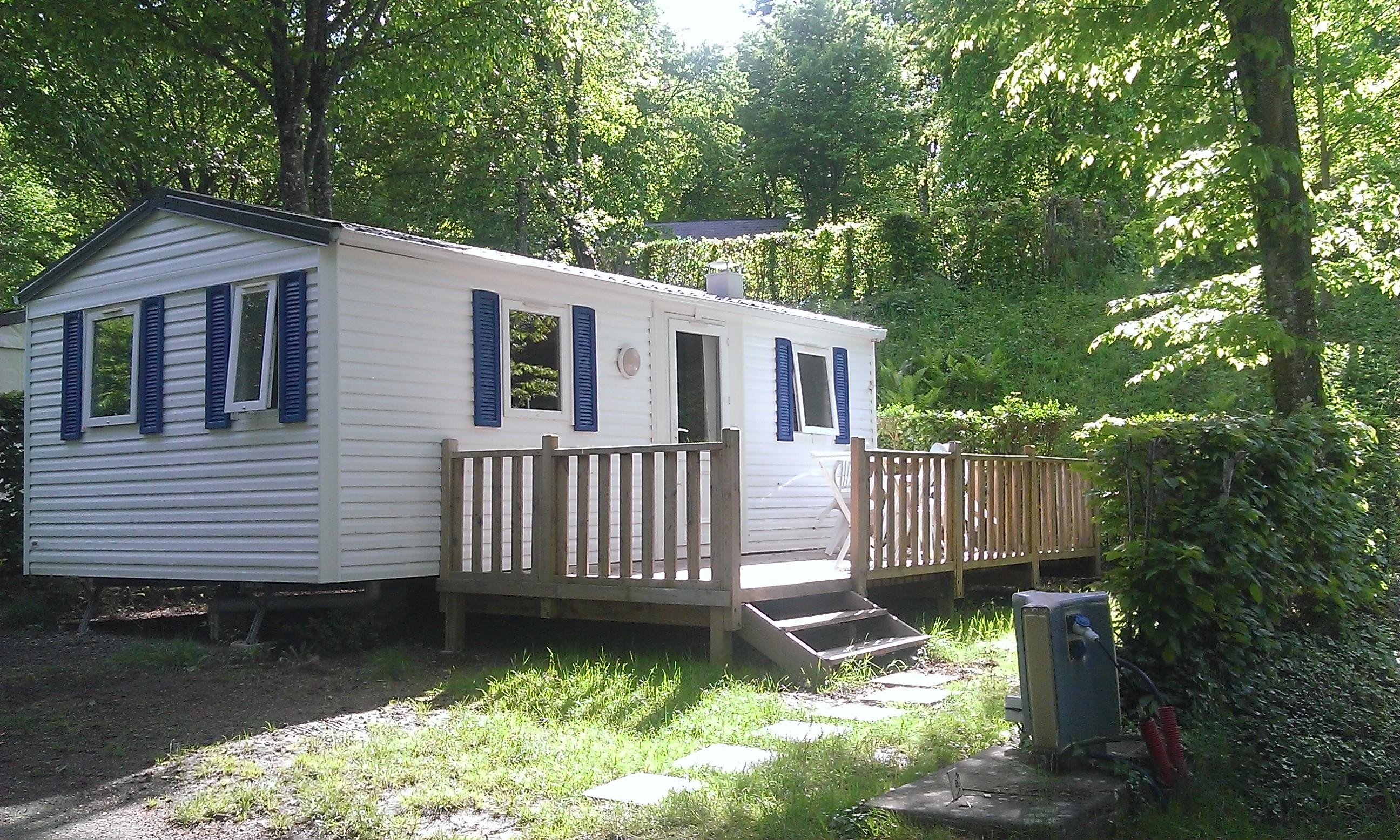 Location - Mobilhome 32M² (2 Chambres) - Camping Le Parc de Vaux