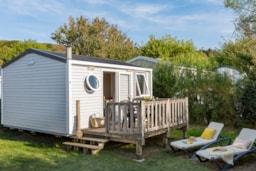 Location - Mobil-Home Classique Cottage 1 Chambre - 20M² - Camping Saint Pabu Plage