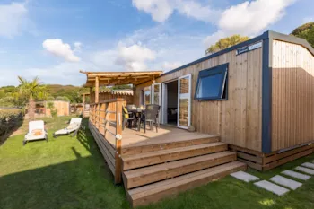 Mietunterkunft - Mobilheim Privilège Iroise 2 Schlafzimmer - 34M² - Camping Saint Pabu Plage