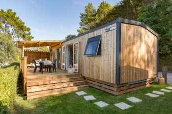 Mietunterkunft - Mobilheim Privilège Caraïbes 3 Schlafzimmer - 40M² - Camping Saint Pabu Plage