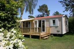 Accommodation - Classic 30-3Ls (Mobilhome Visio) - Tv, 3 Bedrooms Bunk Beds, About 30Sqm - Max 6 Adults / - Camping Les Bruyères