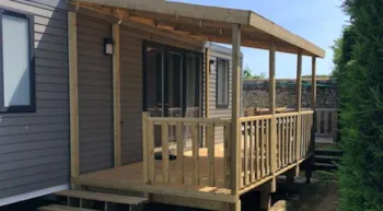 Mietunterkunft - Mobilheim Premium Xxl 36M² Clim- Tv Inclus - Camping La Tour des Prises Ile de Ré