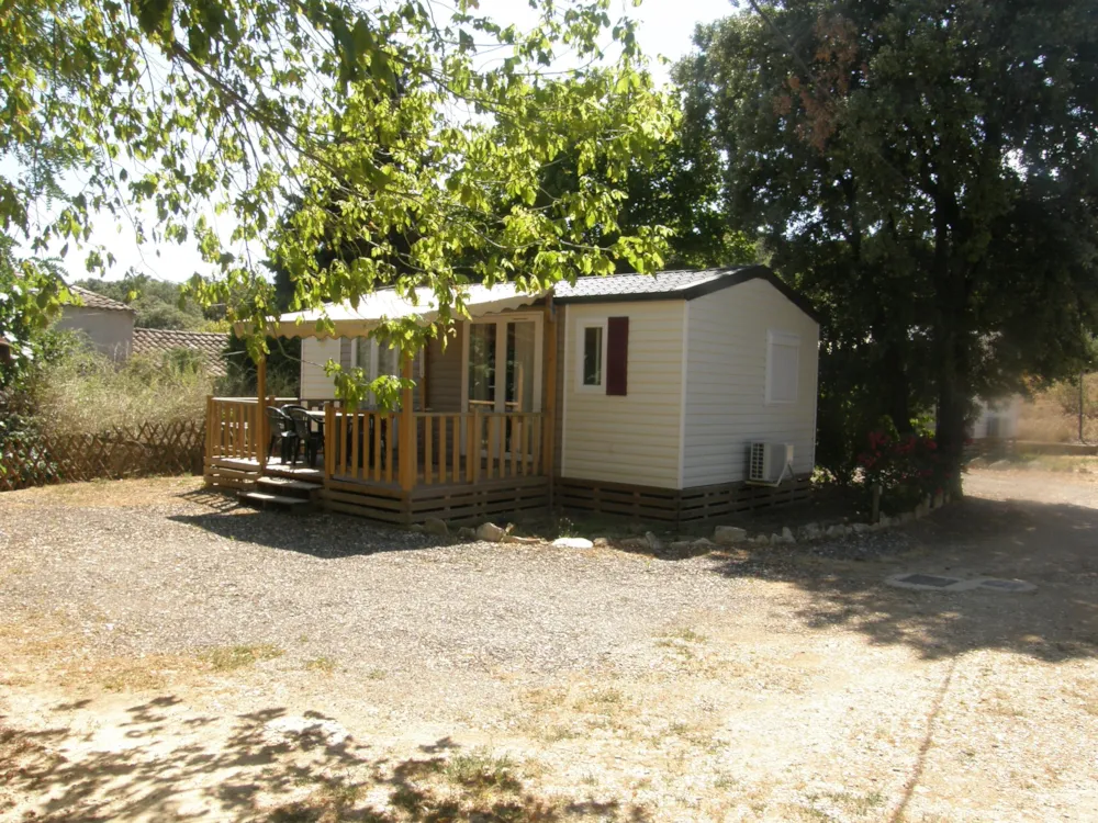 Location - Mobil-Home Evolution 31M² 2 Chambres Climatisé - CAMPING LES TRUFFIERES***