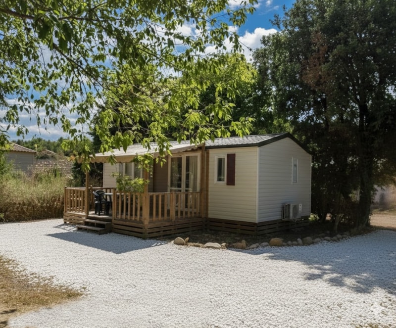 Mobilheim Evolution - 31m² - 2 Schlafzimmer klimatisiert