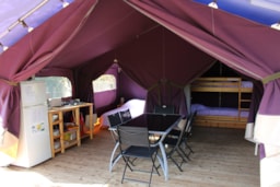 Location - Lodge Éva - 37 M² (Sans Chauffage Ni Sanitaire) - Camping de Matour