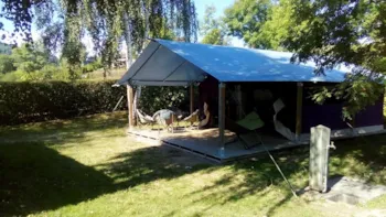Mietunterkunft - Lodge Nature - 37 M² (Ohne Heizung Oder Sanitäre Einrichtungen) - Camping de Matour