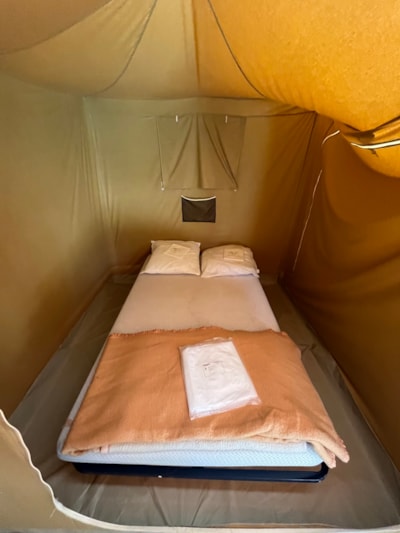 Equipped Nature Tent - 20 m² (without heating or sanitary facilities)
