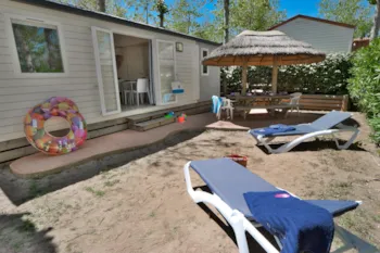 Mietunterkunft - Cottage Cosy - Les Méditerranées - Camping Nouvelle Floride