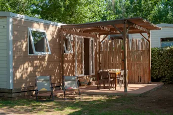 Mietunterkunft - Cottage Cosy - Les Méditerranées - Camping Nouvelle Floride