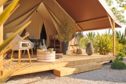 Accommodation - Tent Lodge Family - Camping du Vieux Verger