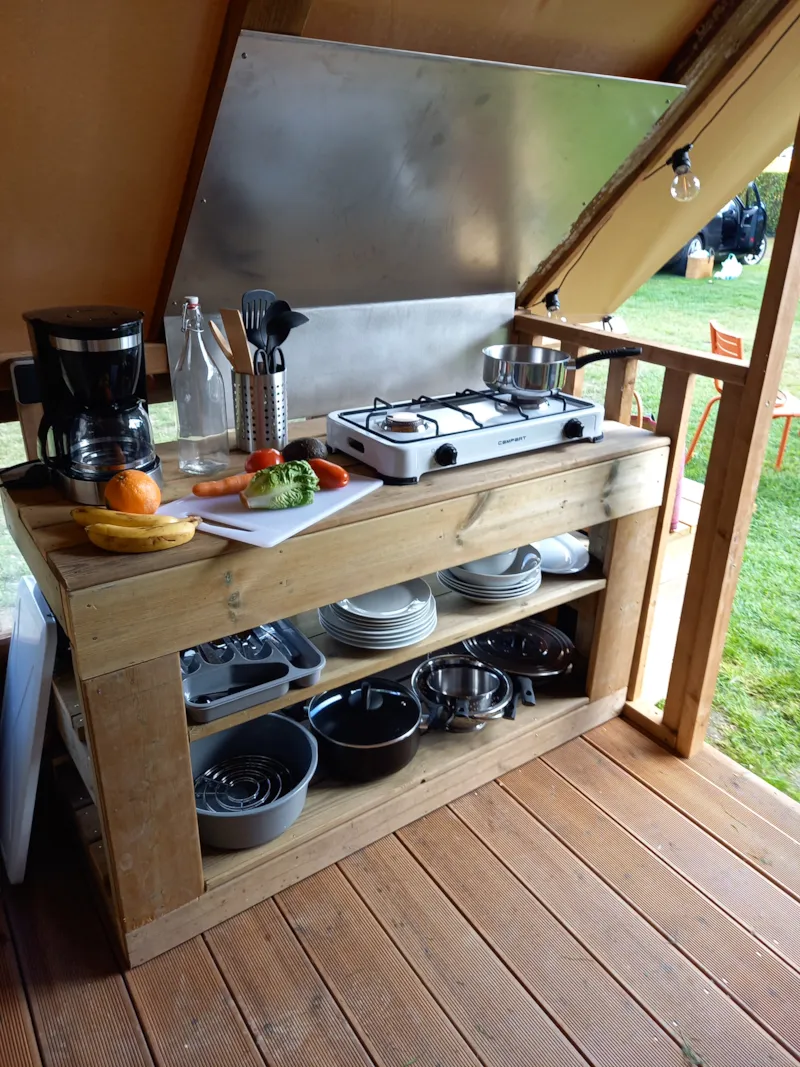 Tente Lodge Cyclo-Randonneurs - Fuji - 1 Chambre - Samedi