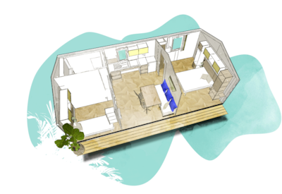 Mobilhome PRIVILEGE - GRANNY SMITH PMR -2 bedrooms - SATURDAY — 2