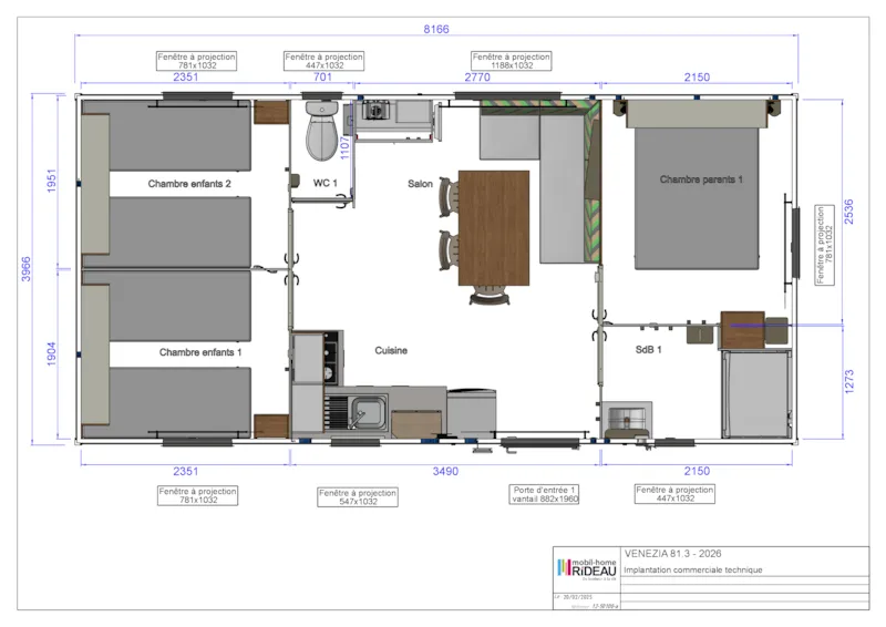 Mobilhome Privilege - Gala - 3 Chambres - Samedi