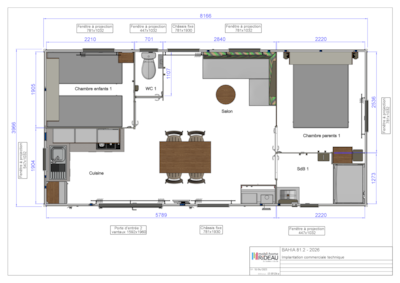 Mobilhome PRIVILEGE - ELSTAR - 2 bedrooms - SATURDAY — 4